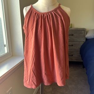 Salmon orange tank top